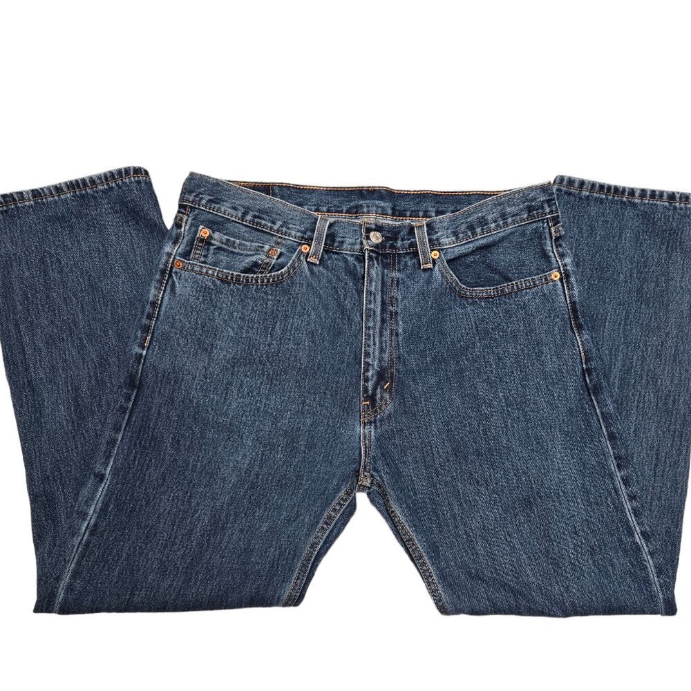 Levis 505 Jeans - Red Tab - Size 36x29 - Straight Leg - Like New - Picture 4 of 12